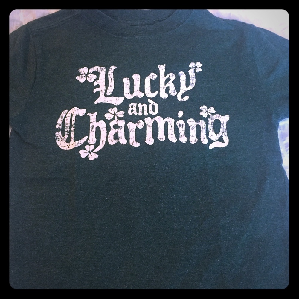 “Lucky and Charming” Boys T-shirt